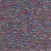 Miyuki Rocailles Beads 2mm 0256 transparent rainbow Light Amethyst 12gr