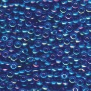 Miyuki Rocailles Beads 2mm 0261 transparent rainbow Blue Violet 12gr