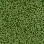 Miyuki Rocailles Beads 2mm 0411 opaque Green 12gr