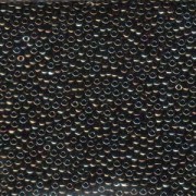 Miyuki Rocailles Beads 2mm 0458 rainbow metallic Brown 12gr