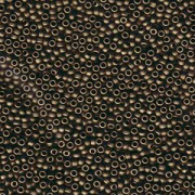 Miyuki Rocailles Beads 2mm 2006 matt metallic Bronze 12gr
