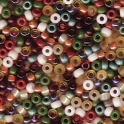 Miyuki Rocailles Beads 2mm Mix07 Earthtone ca 24 Gr.