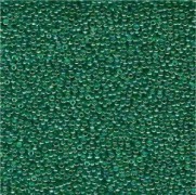 Miyuki Rocailles Beads 1,5mm 0295 transparent rainbow Green-Blue-Gold ca 11gr