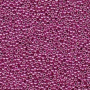 Miyuki Rocailles Beads 3mm 4210 Duracoat galvanized Hot Pink ca 22gr