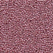 Miyuki Rocailles Beads 2mm 4209 Duracoat galvanized dark Coral ca 23,5gr