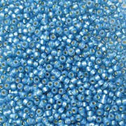 Miyuki Rocailles Beads 3mm 4242 Duracoat silverlined Powder Blue ca 22gr