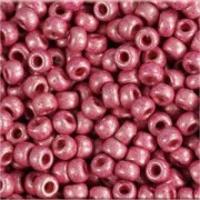 Miyuki Rocailles Beads 3mm 4210F frosted Duracoat galvanized Hot Pink ca 22gr