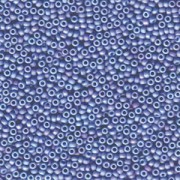 Miyuki Rocailles Beads 2mm 2030 fancy frosted pale Blue Lilac 12gr