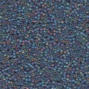 Miyuki Rocailles Beads 2,2mm 0152FR oder 9660-494 transparent matt rainbow Grey ca 10gr