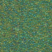 Miyuki Rocailles Beads 2,2mm 0341 oder 9660-974 rainbow Chartreuse ca 10gr
