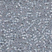 Miyuki Rocailles Beads 3mm 0576 gilt lined light dusty Blue ca 13gr