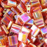 Miyuki Tila Beads 5mm transparent irisierend Topaz TL0257 7,2gr
