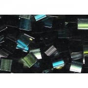 Miyuki Tila Special Plating Beads 5mm Ebony Iridescent Chrome TL4555 ca 7,2gr