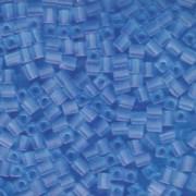 Miyuki Würfel Beads, Cube, Square Beads 4mm 0148F transparent matt Light Blue 20gr