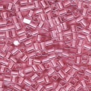 Miyuki Würfel Beads, Cube, Square Beads 4mm 0207 insinde colorlined Light Pink 20gr