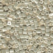 Miyuki Würfel Beads, Cube, Square Beads 4mm 1051 galvanized Silver 20gr