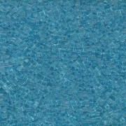 Miyuki Würfel Beads, Cube, Square Beads 1,8mm 0148 transparent Blue Topaz 12gr