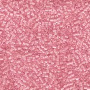 Miyuki Würfel Beads, Cube, Square Beads 1,8mm 0207 insinde colorlined Light Pink 12gr