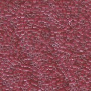 Miyuki Würfel Beads, Cube, Square Beads 1,8mm 0208 insinde colorlined Raspberry 12gr