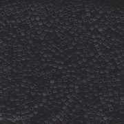 Miyuki Würfel Beads, Cube, Square Beads 1,8mm 0401F opaque matte Black 12gr
