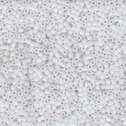 Miyuki Würfel Beads, Cube, Square Beads 1,8mm 0402 opaque White 12gr