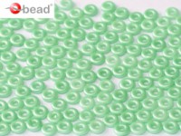 O-Beads 2x4mm 2402010-25025 Alabaster Pastel light Green ca 8,1gr