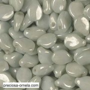 Preciosa PIP Beads 5x7mm 00030-14457 Green Luster White Alabaster ca 60 Stück
