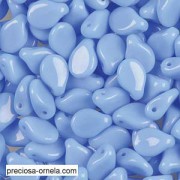 Preciosa PIP Beads 5x7mm 33100 Opaque Blue ca 60 Stück