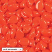 Preciosa PIP Beads 5x7mm Opak Red ca 60 Stück