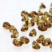 Pinch Beads 5x3mm Crystal Picasso 50 Stück