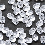 SuperDuo Perlen 2,5x5mm matt Crystal DU0500030-84110 ca 24gr