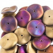 Ripple Beads 12mm Crystal California Violet matt 20 Stück