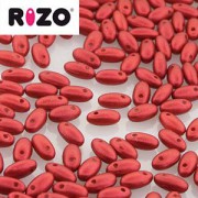 Rizo Glasperlen 2,5x6 mm Lava Red ca 25gr