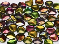 Rose Petal Beads 8x7mm 00030-95000 Crystal Magic Orchid ca 80 Stück