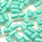 Rulla Beads 3x5mm Turquoise Green ca 10gr