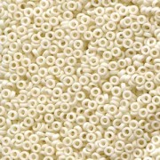 Miyuki Spacer Beads 2,2X1mm matt opaque Cream ca 10 gr
