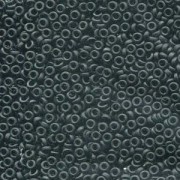 Miyuki Spacer Beads 3X1,3mm matte Black ca 10 gr