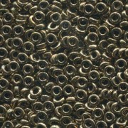 Miyuki Spacer Beads 2,2X1mm metallic Bronze ca 10 gr