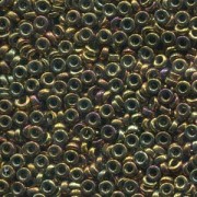 Miyuki Spacer Beads 2,2X1mm metallic Violet Gold ca 10 gr