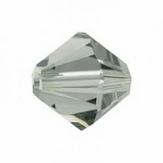 Swarovski Elements Perlen Bicones 5mm Black Diamond 50 Stück