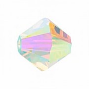 Swarovski Elements Perlen Bicones 3mm Crystal 2xAB beschichtet 100 Stück