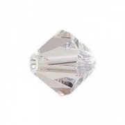 Swarovski Elements Perlen Bicones 4mm Crystal Moonlight 100 Stück