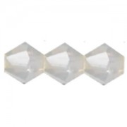 Swarovski Elements Perlen Bicones 4mm Light Grey Opal 100 Stück
