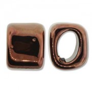 Spacer 15x15x18mm für 10x7mm Lederband antik Copper 1 Stück