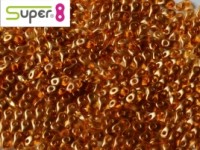 Super8®-Beads 2,2x4,7mm Crystal GT Sandalwood ca 10 g