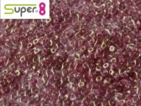 Super8®-Beads 2,2x4,7mm Crystal GT Persian Pink ca 10 g