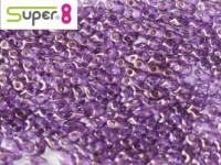Super8®-Beads 2,2x4,7mm Crystal GT Magenta ca 10 g