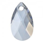 Swarovski Elements Anhänger Pear Pendant 28mm Crystal Blue Shade