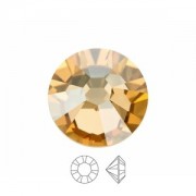 Swarovski Elements Chaton Steine SS39 Crystal Golden Shadow foiled