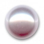 Swarovski Elements Perlen Crystal Pearls 6mm Rosaline Pearls halb gebohrt flach 10 Stück
